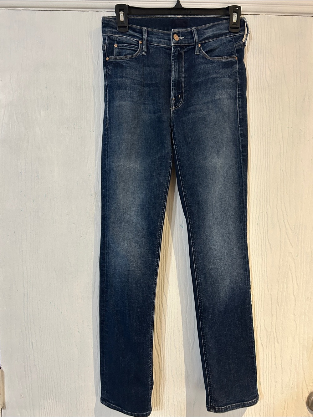 Mother the mid rise dazzler ankle on the edge jeans